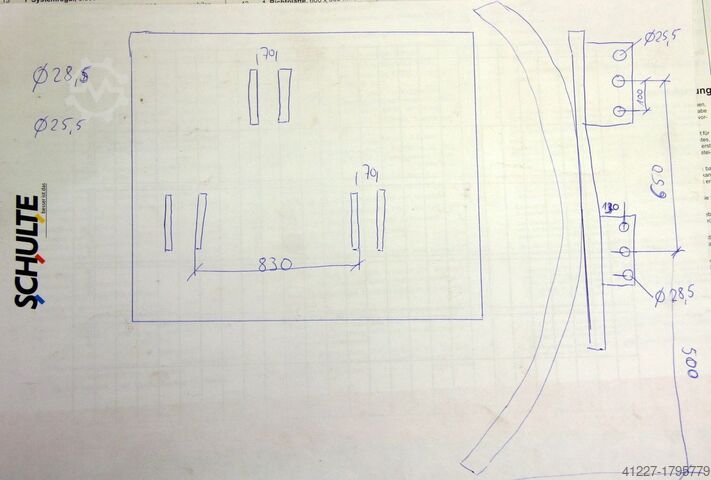 Maize leveling blade fĂĽr Maissilage 3000 mm breit