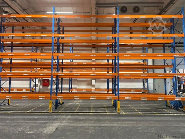 25 m pallet racking, 6 m high, 5 levels Stow Pal Rack
