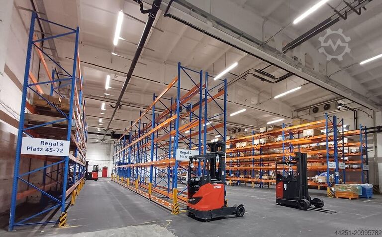 25 m pallet racking, 6 m high, 5 levels Stow Pal Rack
