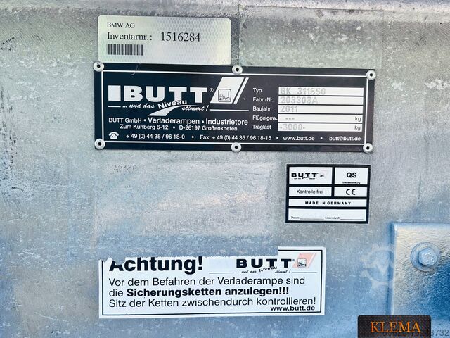 Verladerampe / Autoanhänger BUTT BK 311550