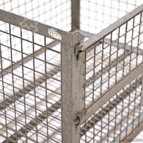 Gebrauchte Gitterbox Feste Konstruktion feste Konstruktion stapelbar 1 Klappe an 1 Kruizinga 98-6271GB