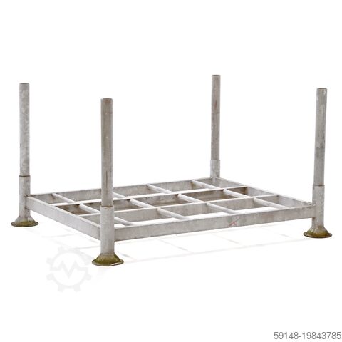 Used Mobile storage rack fixed construction, L: 1535, W: 1250, H: 847 (mm). , L: 1535, W: Kruizinga 98-7301GB