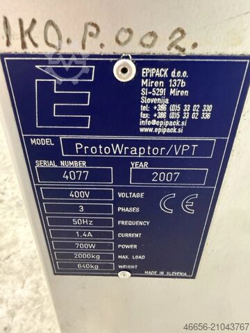 Automatische Palettenwickler mit Folien- ProtoWraptor VPT ( 3761 )
