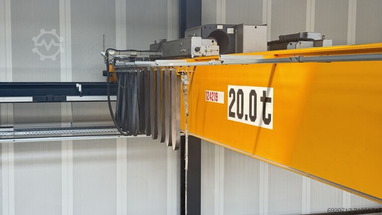 Double girder 19,000 x 20 tons Konecranes Dubbelligger Bovenloopkraan