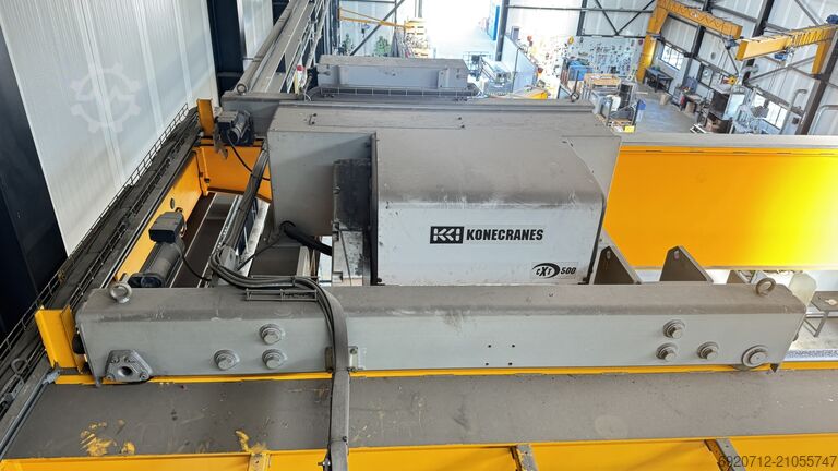 Double girder 19,000 x 20 tons Konecranes Dubbelligger Bovenloopkraan