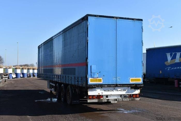 Curtain sided NORDIC SAF disc | Galvanised chassis | Anti theft tilts