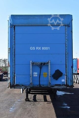 Curtain sided NORDIC SAF disc | Galvanised chassis | Anti theft tilts