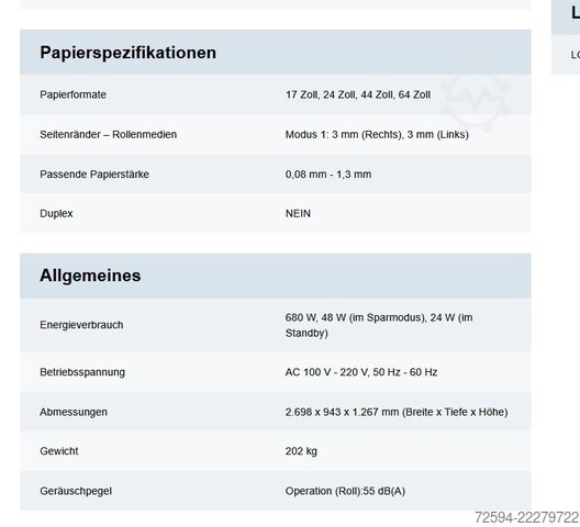 Digitaldruckmaschine Epson Stylus Pro GS 6000