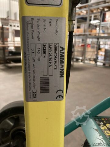 Other AMMANN Ammann revers. Platte APR 25/50 WB/TR