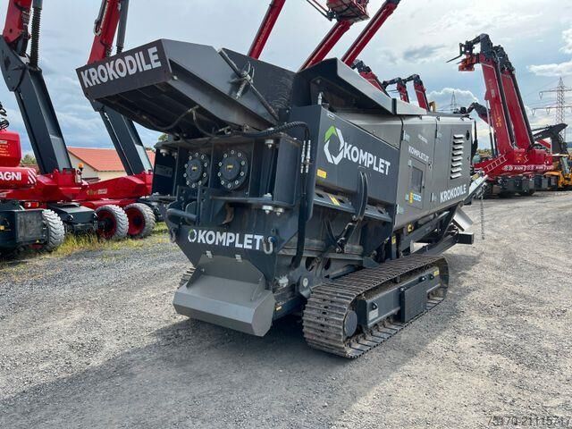 Baumaschine Komplet Krokodile / nur 76h! / 2022 / Schredder