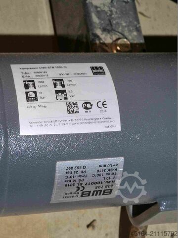 Kompressoranlage inkl. Kessel Schneider UNM STB 1000-10-10