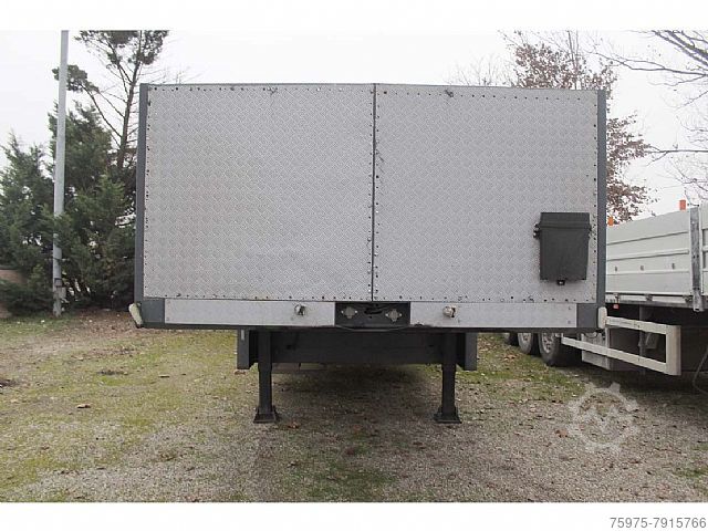 Flatbed open franchin semirimorchio cassonato collo doca 2 assi