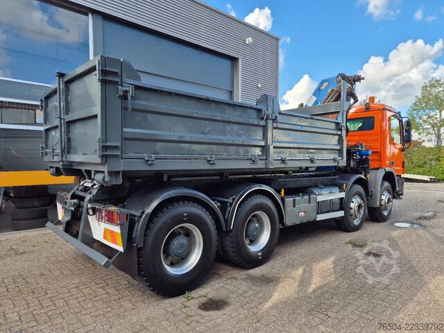 Hook arm system Mercedes-Benz Actros 3241 8X4 Containersysteem/ 20T HMF crane...