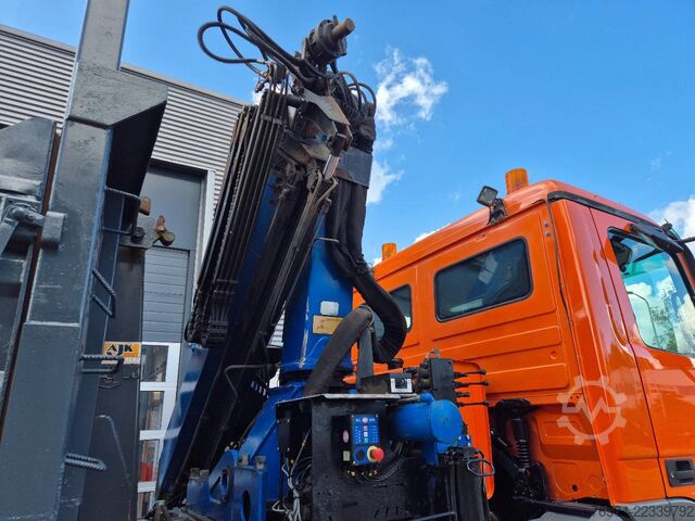 Hook arm system Mercedes-Benz Actros 3241 8X4 Containersysteem/ 20T HMF crane...
