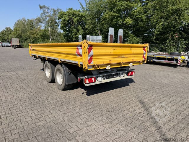Three-way tipper trailer Müller Mitteltal TA-2  14,4 t Tandemkipper- Tieflader, Breitbereift
