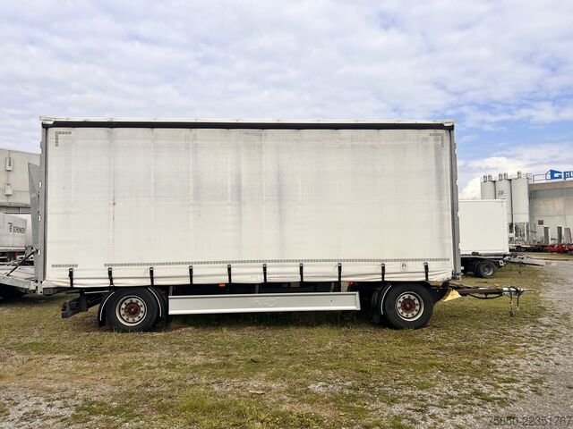 Open trailer with tarp Fliegl ZPS180  2 Achs Jumbo- Planen, Mega, durchladbar
