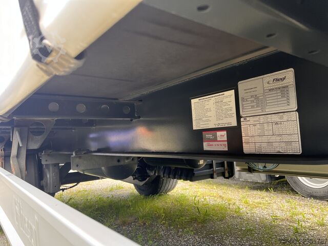 Open trailer with tarp Fliegl ZPS180  2 Achs Jumbo- Planen, Mega, durchladbar