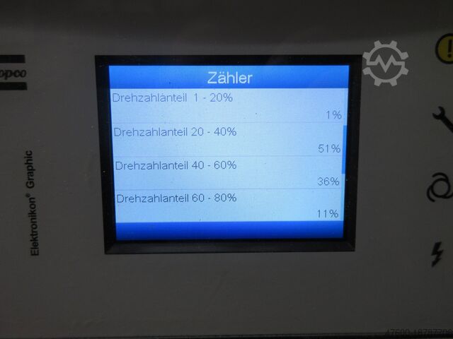 Schraubenkompressor Luftkompressor Raum Atlas Copco Druckluft Kompressor GA75VSD GA45+ Kältetrockner + Tank