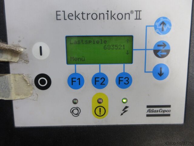 Schraubenkompressor Luftkompressor Raum Atlas Copco Druckluft Kompressor GA75VSD GA45+ Kältetrockner + Tank