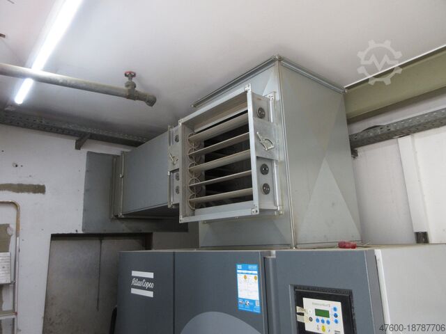 Schraubenkompressor Luftkompressor Raum Atlas Copco Druckluft Kompressor GA75VSD GA45+ Kältetrockner + Tank