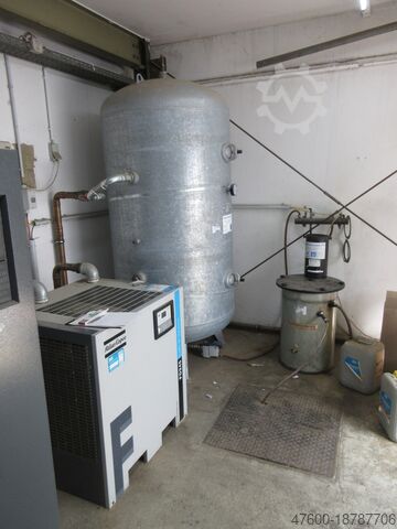 Schraubenkompressor Luftkompressor Raum Atlas Copco Druckluft Kompressor GA75VSD GA45+ Kältetrockner + Tank