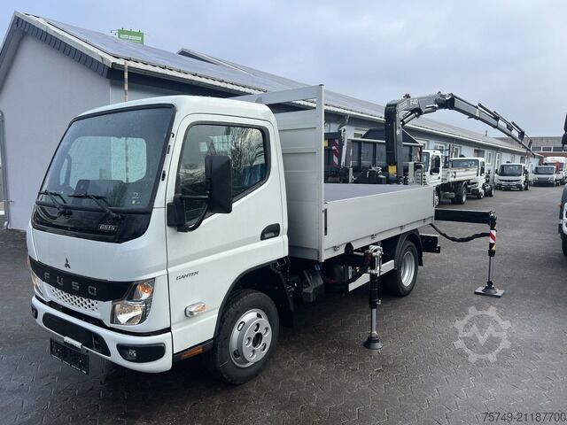 Pritschenwagen Fuso 6S15 Pritsche 2.8m Heckkran 4xhydr+1xman. Funk!
