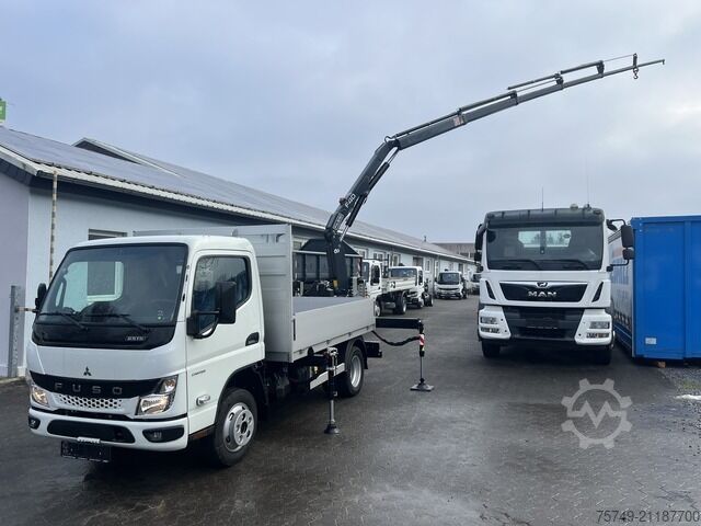 Pritschenwagen Fuso 6S15 Pritsche 2.8m Heckkran 4xhydr+1xman. Funk!