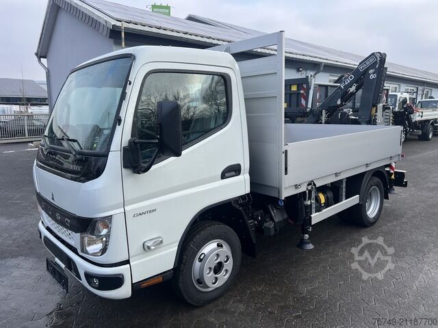 Pritschenwagen Fuso 6S15 Pritsche 2.8m Heckkran 4xhydr+1xman. Funk!