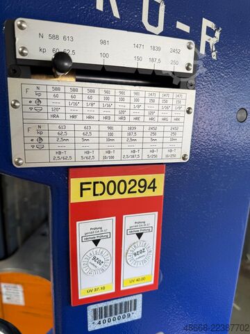 Hardness tester hardness testing machine Reicherter BRIRO R
