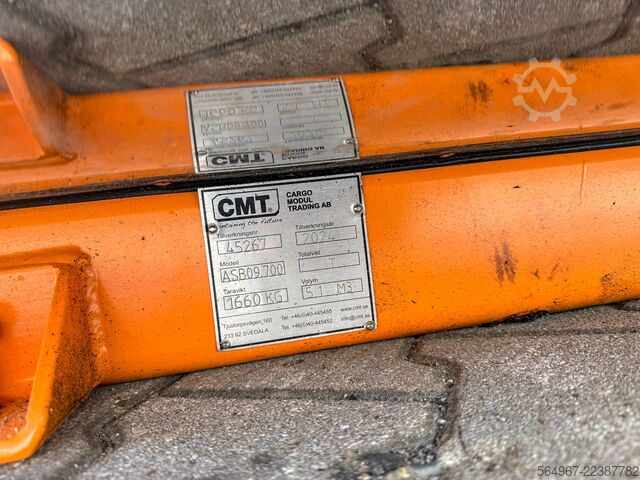 Asphalt hot box AMTEC Asphaltbox Thermofass 5,1 m³