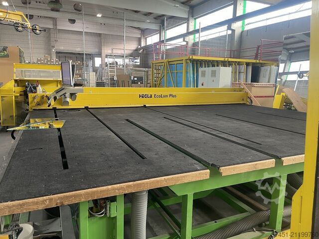 Glass laminated cutting table HEGLA ECOLAM 46 PLUS