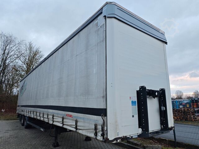 Open semitrailer with tarp KÖGEL Mega Liner S 18 SAF-Achsen hydraulisches Hubdach