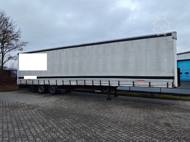Open semitrailer with tarp KÖGEL Mega Liner S 18 SAF-Achsen hydraulisches Hubdach