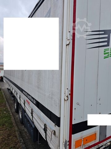 Open semitrailer with tarp KÖGEL Mega Liner S 18 SAF-Achsen hydraulisches Hubdach