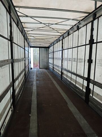 Open semitrailer with tarp KÖGEL Mega Liner S 18 SAF-Achsen hydraulisches Hubdach