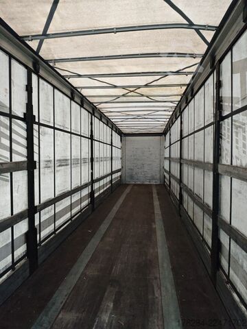 Open semitrailer with tarp KÖGEL Mega Liner S 18 SAF-Achsen hydraulisches Hubdach