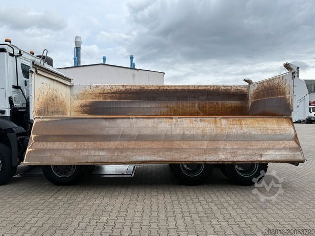 Tipper truck MERCEDES-BENZ 4145 8x8 Meiler Dreiseitenkipper Bordmatik