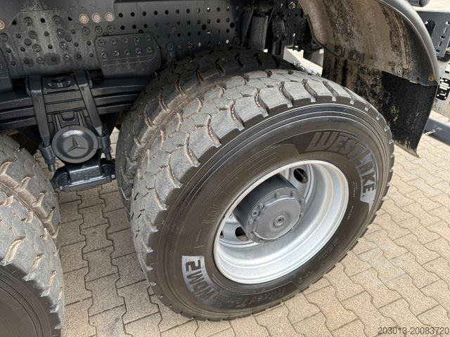 Tipper truck MERCEDES-BENZ 4145 8x8 Meiler Dreiseitenkipper Bordmatik
