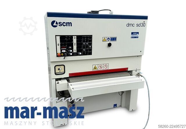Breitbandschleifmaschine mit Metallwalze SCM DMC30 RCS 110  2 agregaty, stan idealny