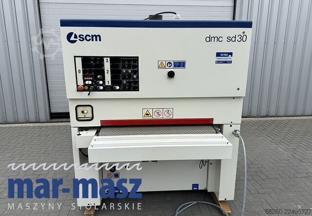Breitbandschleifmaschine mit Metallwalze SCM DMC30 RCS 110  2 agregaty, stan idealny