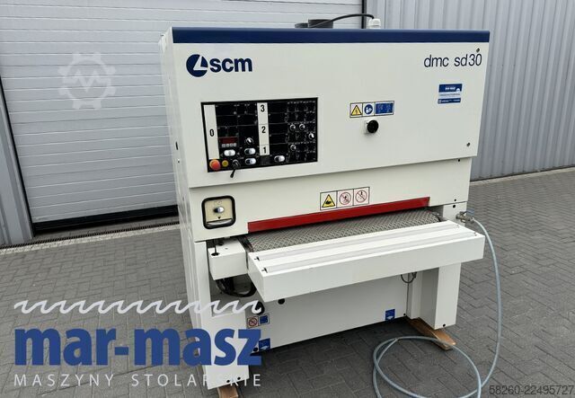 Breitbandschleifmaschine mit Metallwalze SCM DMC30 RCS 110  2 agregaty, stan idealny