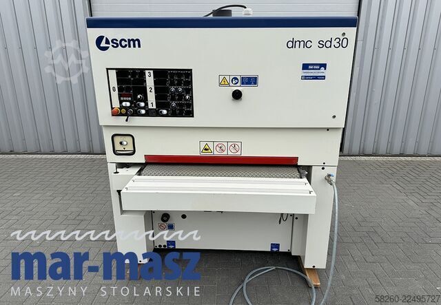 Breitbandschleifmaschine mit Metallwalze SCM DMC30 RCS 110  2 agregaty, stan idealny