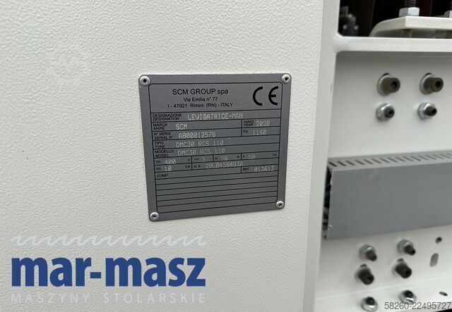Breitbandschleifmaschine mit Metallwalze SCM DMC30 RCS 110  2 agregaty, stan idealny