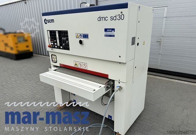 Breitbandschleifmaschine mit Metallwalze SCM DMC30 RCS 110  2 agregaty, stan idealny