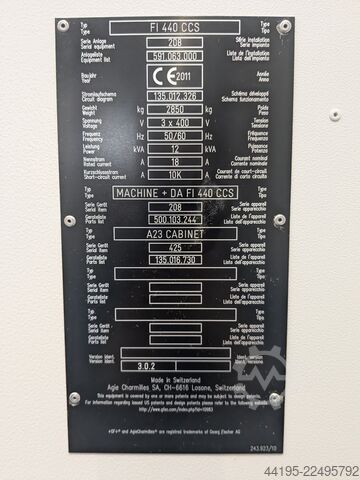 Drahterodiermaschine CHARMILLES Robofil 440 CCS