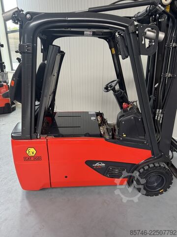 E 20 L - 386 / 02 Evo * Atex EX * Proplan 2GD / Z1 & 21 & 22 * Triplex FFL mast * NEW battery !! LINDE E 20 L - 386 / 02 Evo * Atex EX * Proplan 2GD / Z1 & 21 & 22 * Triplex FFL * NEW battery !!