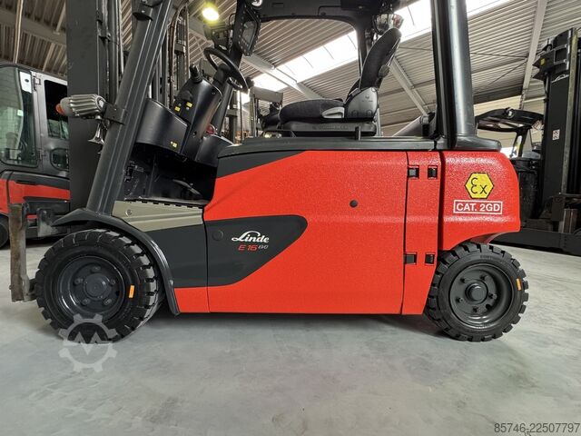 E 16 PL - 386 / 02 Evo * Atex EX * Proplan 2GD / Z1 & 21 & 22 * Triplex FFL * NEW battery !! LINDE E 16 PL - 386 / 02 Evo * Atex EX * Proplan 2GD / Z1 & 21 & 22 * Triplex FFL * NEW battery !!