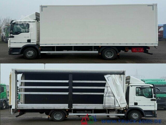 Box van MAN TGL 8.190 Koffer - Schiebeplane rechts