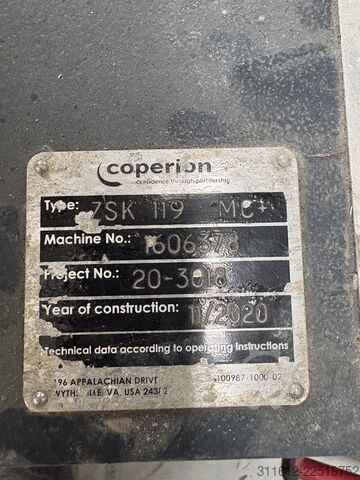 Getreideverarbeitung Coperion extruder zsk 119 mc +