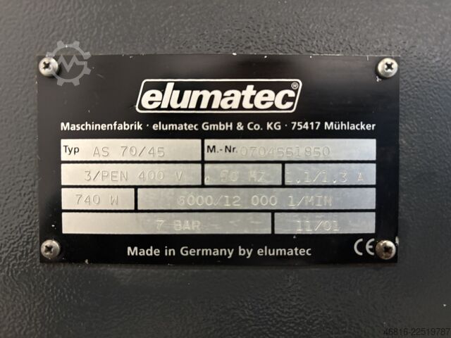 Copy milling machine Elumatec AS 70/45